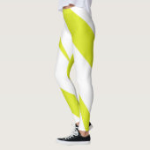 Leggings Vibrant rayé jaune citron (Gauche)