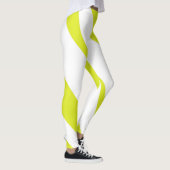 Leggings Vibrant rayé jaune citron (Droite)