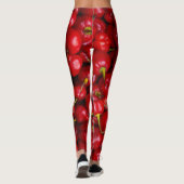 Leggings Vibrant Red Chili Pepper Harvest (Dos)