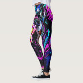 Leggings Vibrant Street Art (Gauche)