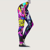 Leggings Vibrant Street Art (Droite)