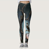 Leggings Victorian Clockwork Gummy Bear Mechanical Raven (Devant)