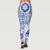 Leggings Victorian Majolica : Patchwork Tile Motif. (Dos)