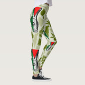 Leggings Victory Sign Hand Resistance Red Triangle Symbol (Droite)