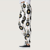 Leggings Vidéo Vinyl LP motif (Gauche)