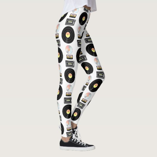 Leggings Vidéo Vinyl LP motif (Droite)