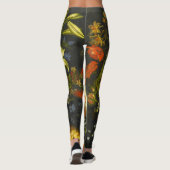 Leggings Vie morte avec fleurs et fruits (Dos)
