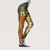 Leggings Vie morte avec fleurs et fruits (Droite)