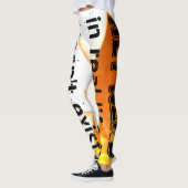 Leggings Vie réelle il n'y a pas d'annulation, version nerd (Gauche)