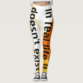 Leggings Vie réelle il n'y a pas d'annulation, version nerd (Devant)