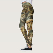 Leggings Vieille illustration Lacertilia de mode d'Ernst (Gauche)
