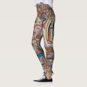 Leggings "Vierge guêtres d'art de Guadalupe" (Gauche)