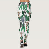 Leggings Vierge Zebra Elephant Giraffe Safari Animals (Dos)
