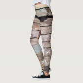 Leggings Vieux bois rustique bateau en bois plank (Gauche)