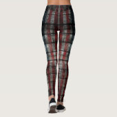Leggings Vieux Drapeau Américain Rustique (Dos)