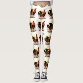 Leggings Vieux jeu anglais Bantam : BB Red (Devant)