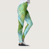 Leggings vieux mur bleu (Droite)