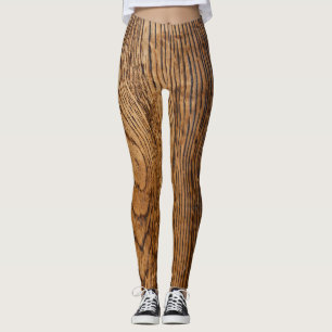 Leggings Vieux regard du bois de grain