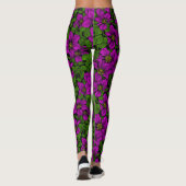 Leggings Vigne Clematis rose (Dos)