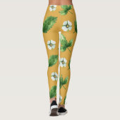 Leggings Vigne de fleurs de passion (Dos)