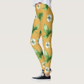Leggings Vigne de fleurs de passion (Gauche)