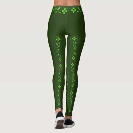 LEGGINGS VIGNE VERTE (Dos)