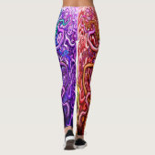 Leggings Vignes arc-en-ciel (Dos)