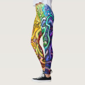Leggings Vignes arc-en-ciel (Gauche)