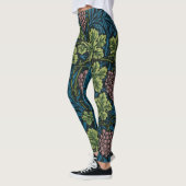 Leggings Vignes avec grappes de raisins roses (Gauche)