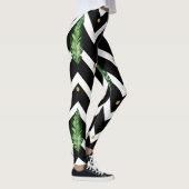 Leggings Vignes florales tropicales (Droite)