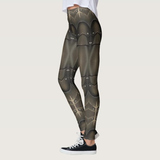 Leggings Viking Armor Design abstrait (Gauche)