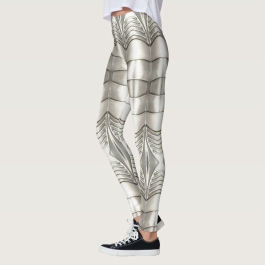 Leggings Viking Armor Design abstrait (Gauche)