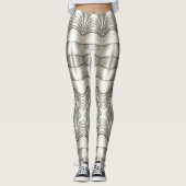 Leggings Viking Armor Design abstrait (Devant)