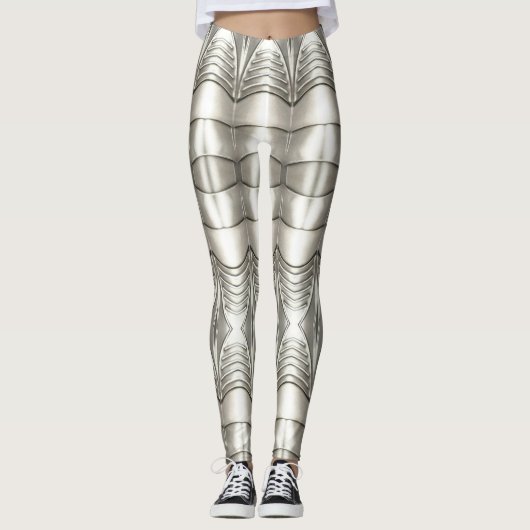 Leggings Viking Armor Design abstrait (Devant)