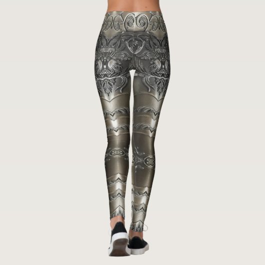 Leggings Viking Armor Design abstrait (Dos)