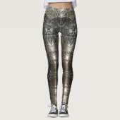 Leggings Viking Armor Design abstrait (Devant)