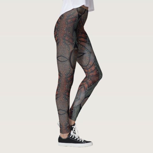 Leggings Viking Armor Design abstrait (Droite)
