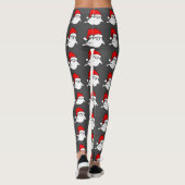 Leggings vilain fantôme de Noël santa claus éffrayant dépla (Dos)