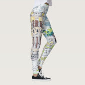 Leggings Villa Historique Jaune (Droite)