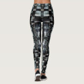 Leggings Ville Abstraite la nuit (Dos)