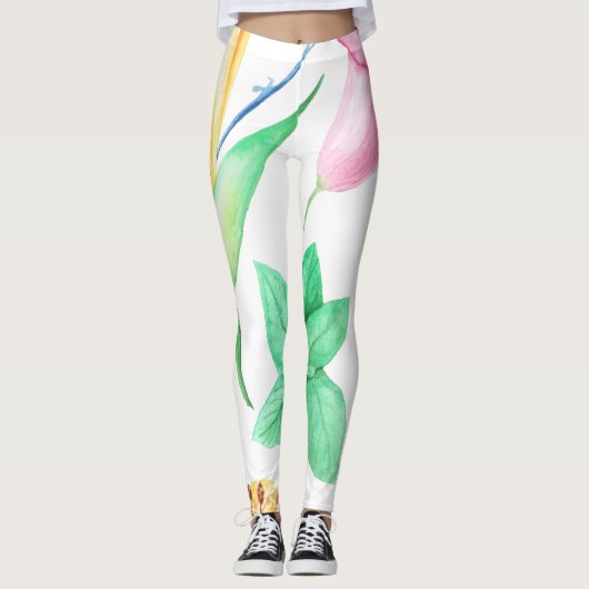 Leggings Ville tropicale (Devant)