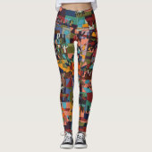 Leggings Villes d'Éthiopie (Devant)