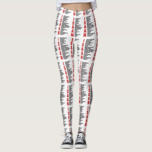 Leggings Villes d'Isaan, Thaïlande (Devant)