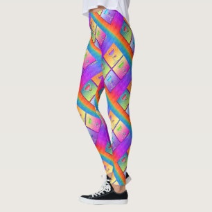 LEGGINGS VIN D'ART DE POP