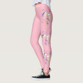 Leggings vin jaune rose (Gauche)