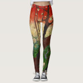 Leggings Vincent van Gogh - Arbre à prune floraison (Devant)