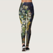 Leggings Vincent van Gogh - Bouquet de fleurs dans un vase (Dos)