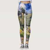 Leggings Vincent Van Gogh - Chalets de chaume à Cordeville (Devant)