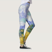 Leggings Vincent Van Gogh - Champ de blé avec cyprès (Droite)