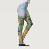 Leggings Vincent van Gogh - Champ de blé avec une lark (Droite)